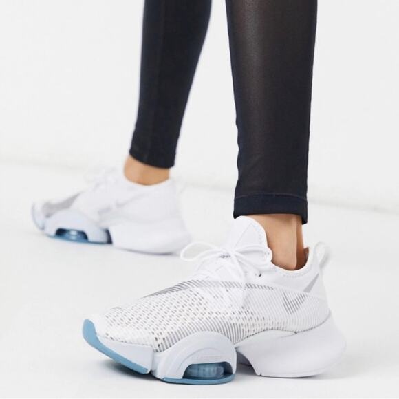 Nike Air Zoom Superrep White Platinum Sneakers Womens Size 8.5 BQ7043-100